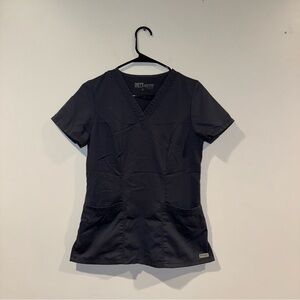 Grey's Anatomy Charcoal Scrub Top